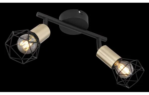 Globo 54802S-2AB - Bodové svietidlo XARA 2xE14/40W/230V