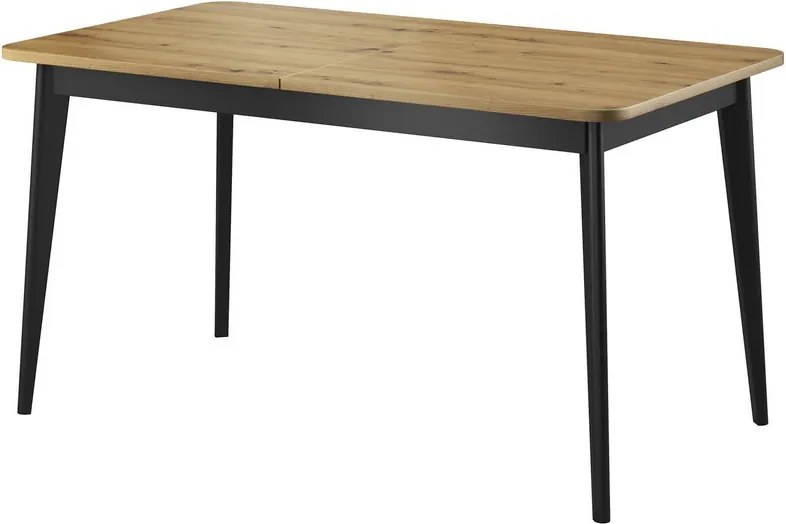 Rozkladací jedálenský stôl Nordi 140x80 cm, dub artisan