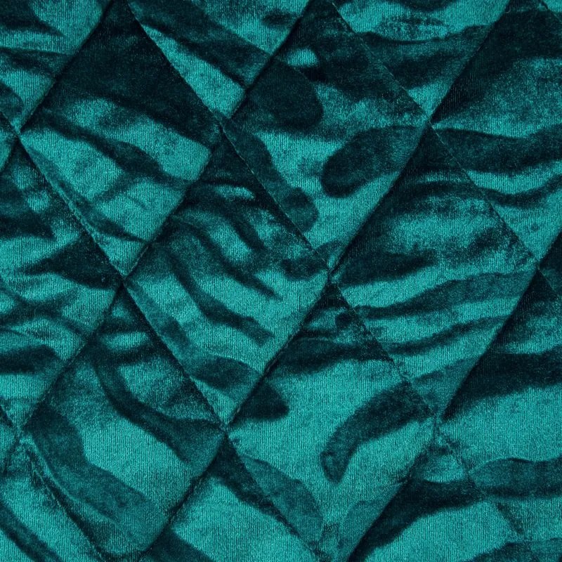 Dekorstudio Zamatový prehoz na posteľ KRISTIN3 v tyrkysovej farbe Rozmer prehozu (šírka x dĺžka): 220x240cm