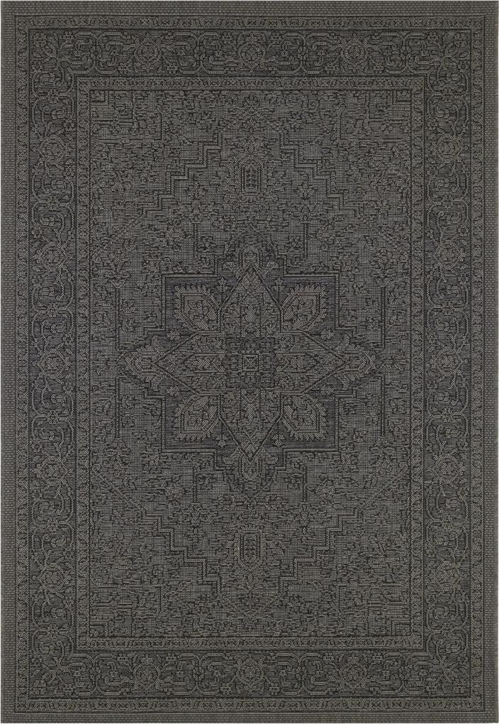 Bougari - Hanse Home koberce Kusový koberec Jaffa 103873 Black/Grey - 140x200 cm