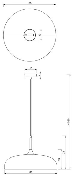 Brilagi - Luster na lanku ABRAHAM 1xE27/60W/230V pr. 35 cm zelená