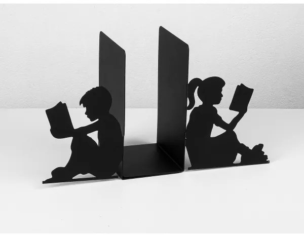 Zarážka na knihy 22x40,5 cm čierna