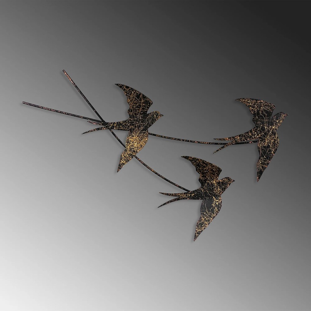 Nástenná kovová dekorácia Wallow 2 viacfarebná