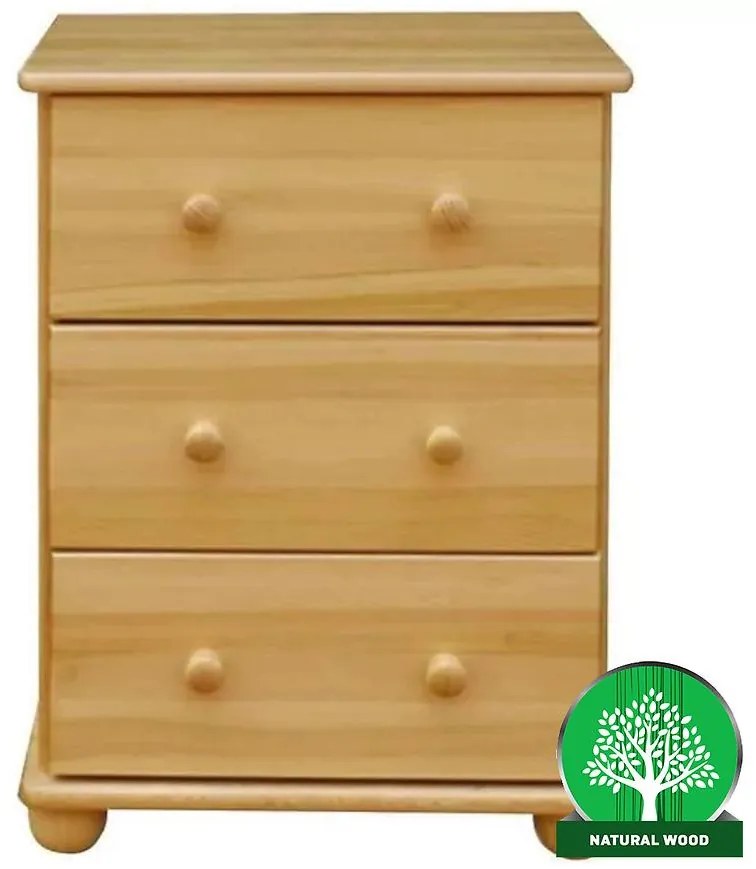 Komoda 60/3 borovica hladká