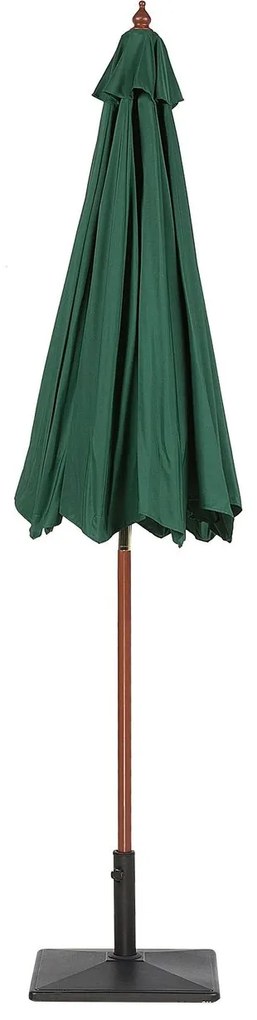Záhradný slnečník 270 cm TRATORIA II (polyester) (zelená). Vlastná spoľahlivá doprava až k Vám domov. 1019449