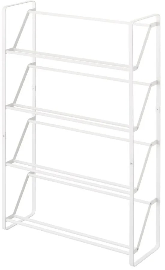 Biely kovový stojan na topánky Frame – YAMAZAKI