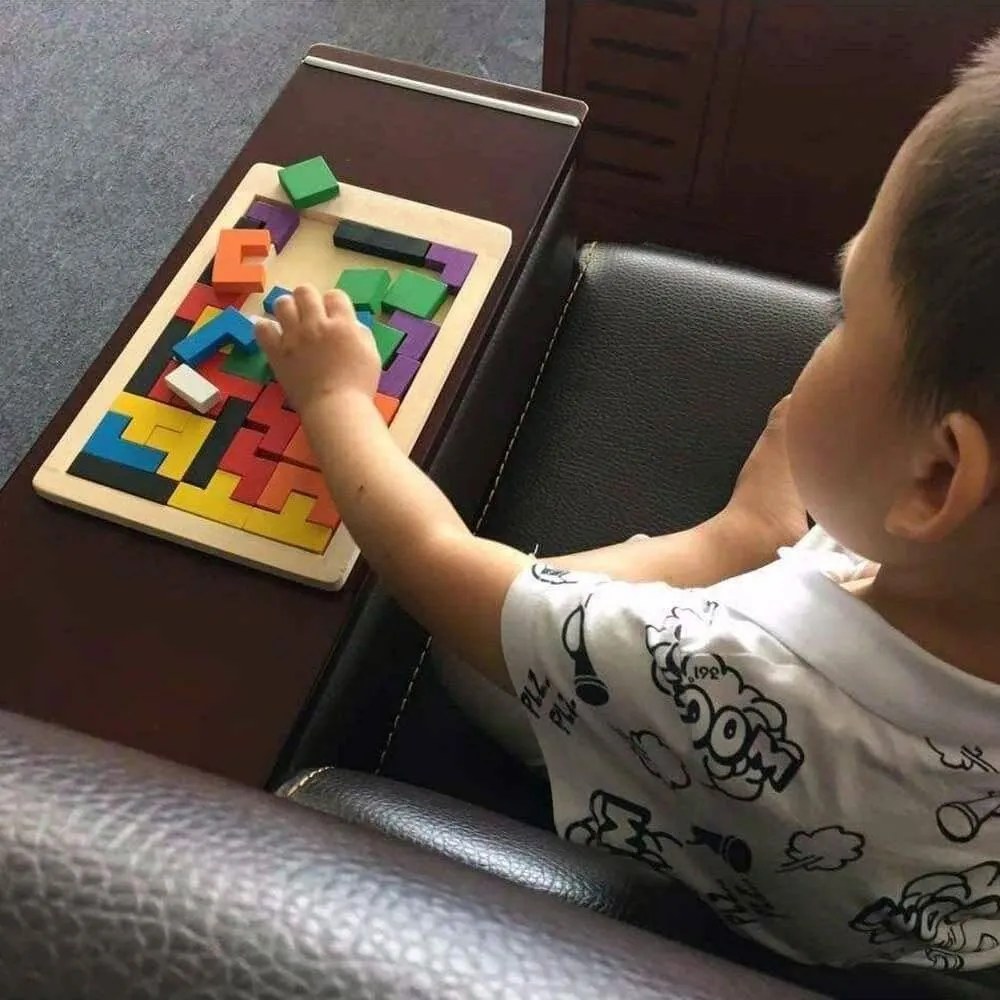 DAALO Dřevěné puzzle - tvary