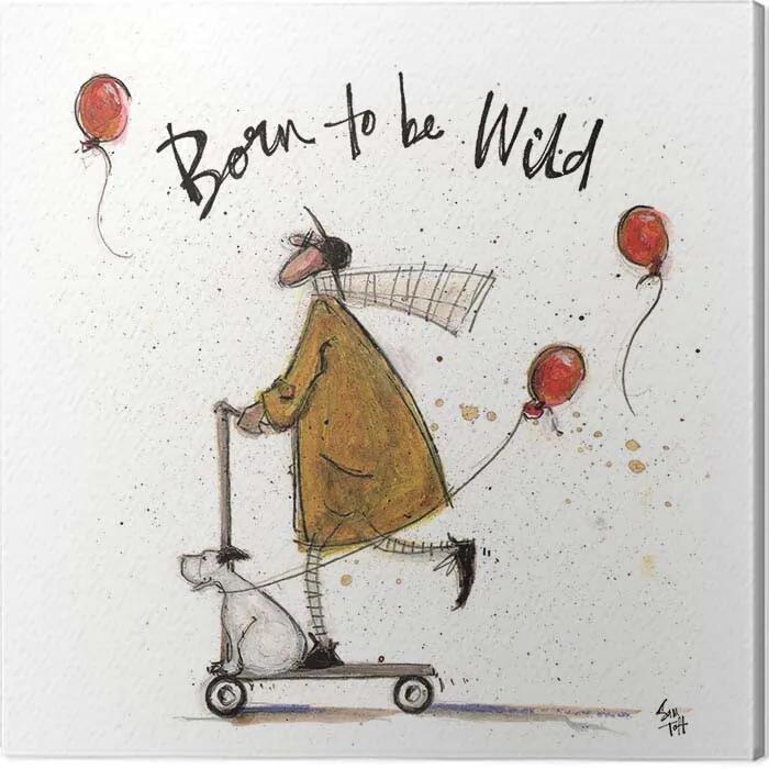 Obraz na plátne Sam Toft - Born to be Wild, (30 x 30 cm)