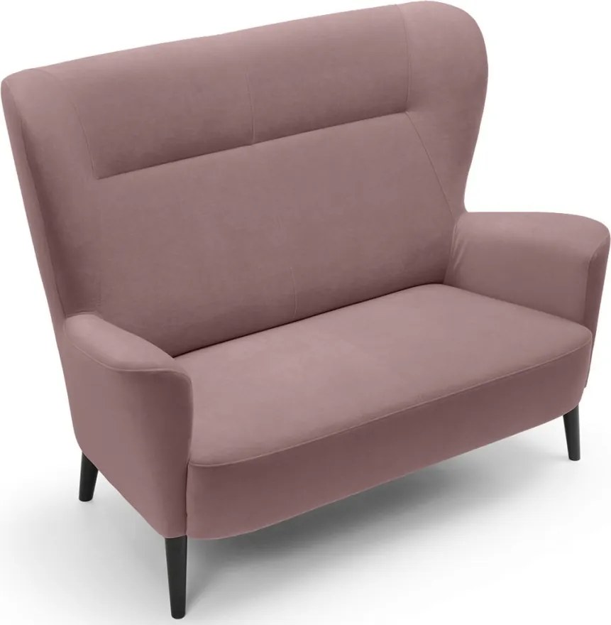 Dvojmiestna pohovka Next, staroružová látka