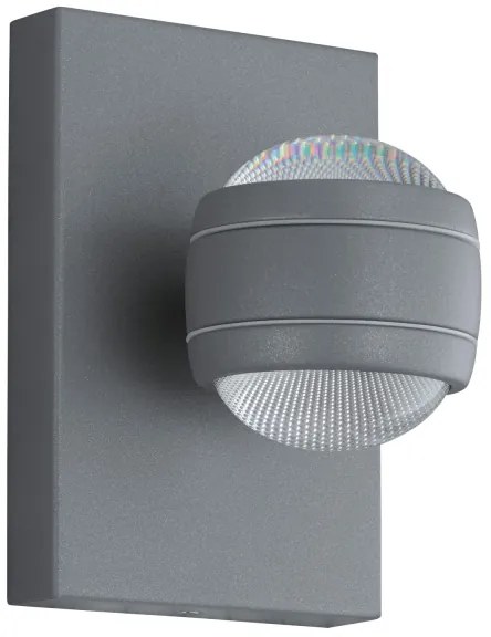 Eglo 94796 - LED Vonkajšie svietidlo SESIMBA 2xLED/3,7W/230V IP44