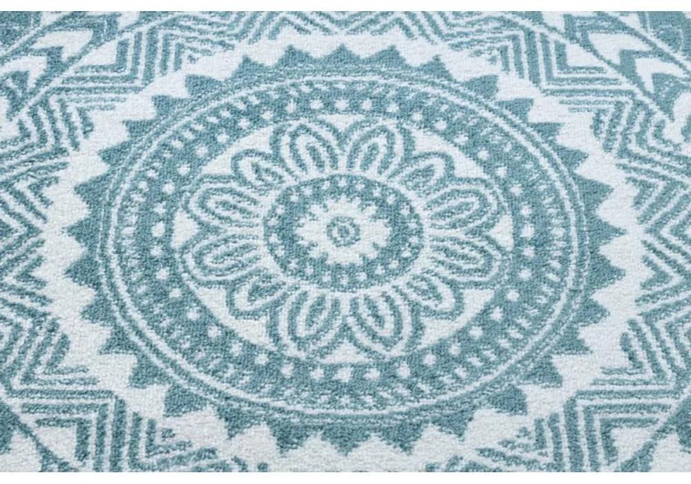 Kusový koberec Matto modrý kruh 200cm