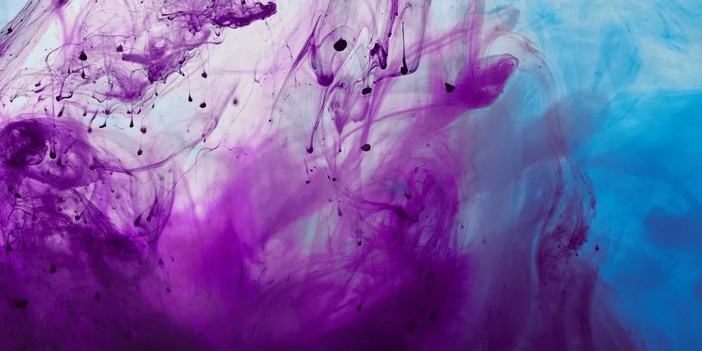 Obraz kúzelná fialová abstrakcia Varianta: 100x50