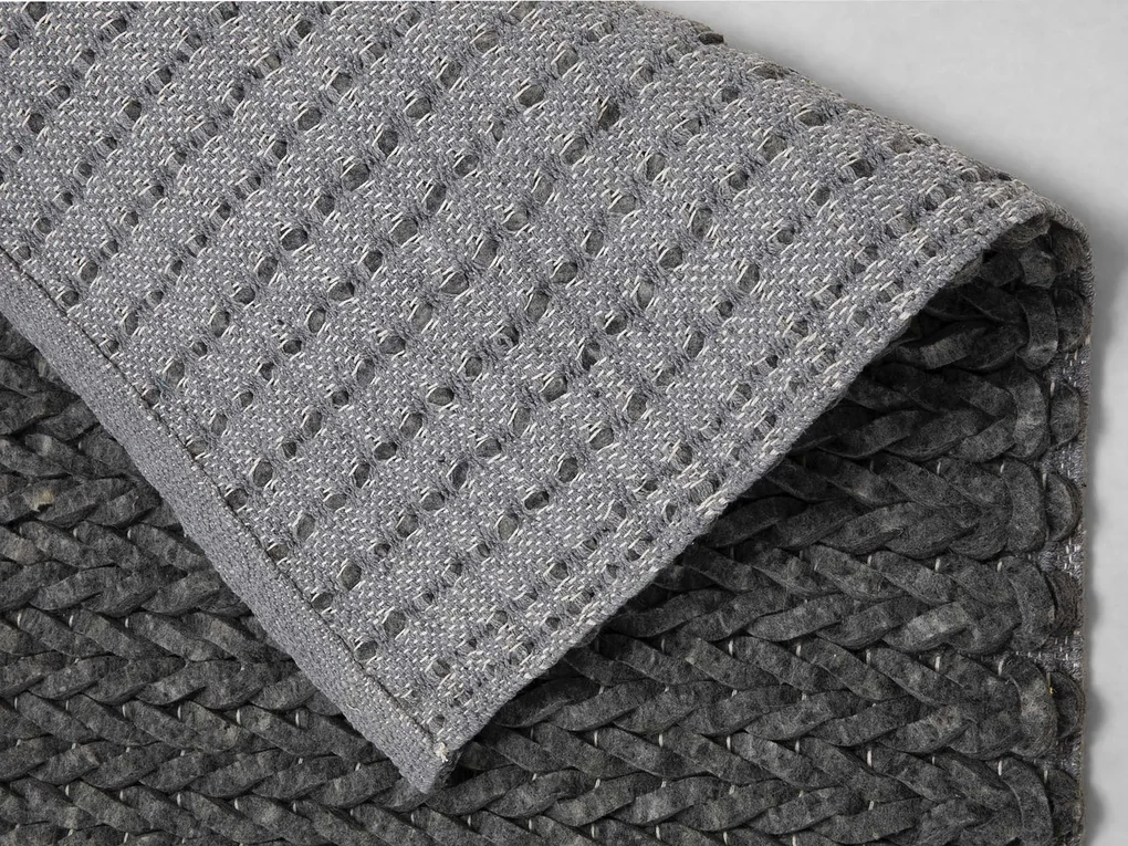 Treccia koberec sivý 170x240 cm