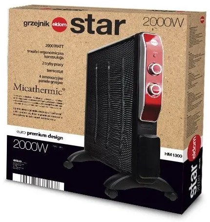 ELDOM Konvektor Eldom HM1300 2000W, čierny