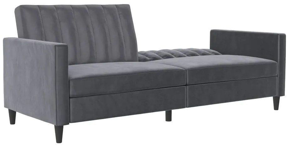 Sivá zamatová pohovka 207 cm Celine – Støraa