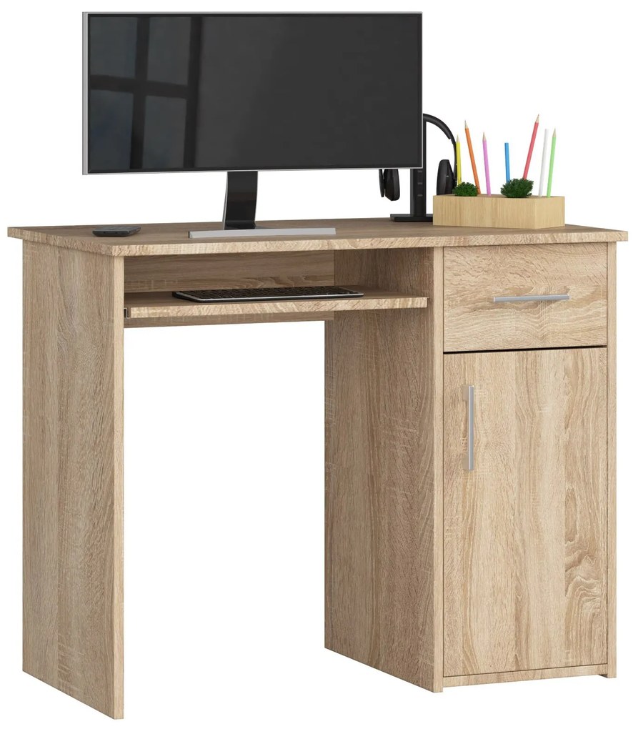 PC stolík Padma (dub sonoma). Akcia -17%. Vlastná spoľahlivá doprava až k Vám domov. 1068587