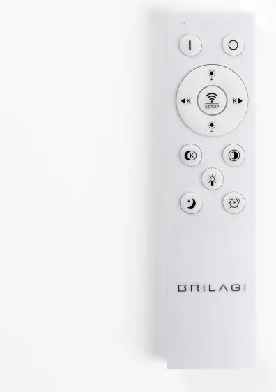 Brilagi - LED stmievateľný luster na lanku FALCON II LED/99W/230V priemer 60 cm biela + diaľkové ovládanie