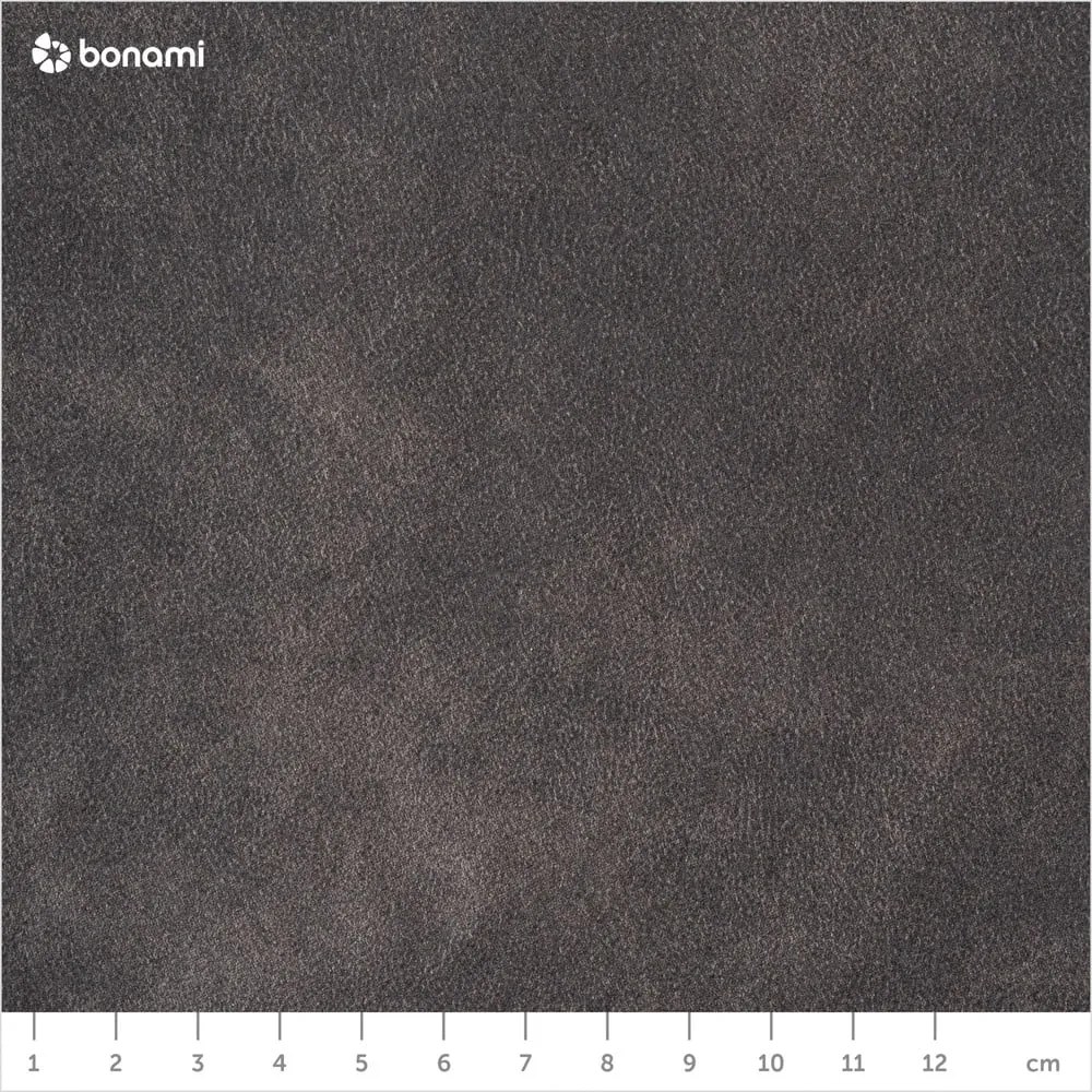 Antracitová rohová pohovka z imitácie kože (pravý roh) Copenhagen – Scandic