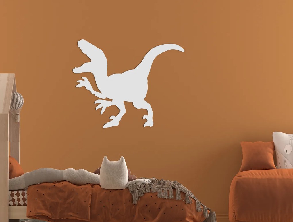 drevko Detská nálepka Zúrivý dinosaurus Rozmer obrazu: 25,5 x 32,5 cm, Farba dekorácie: Čierna