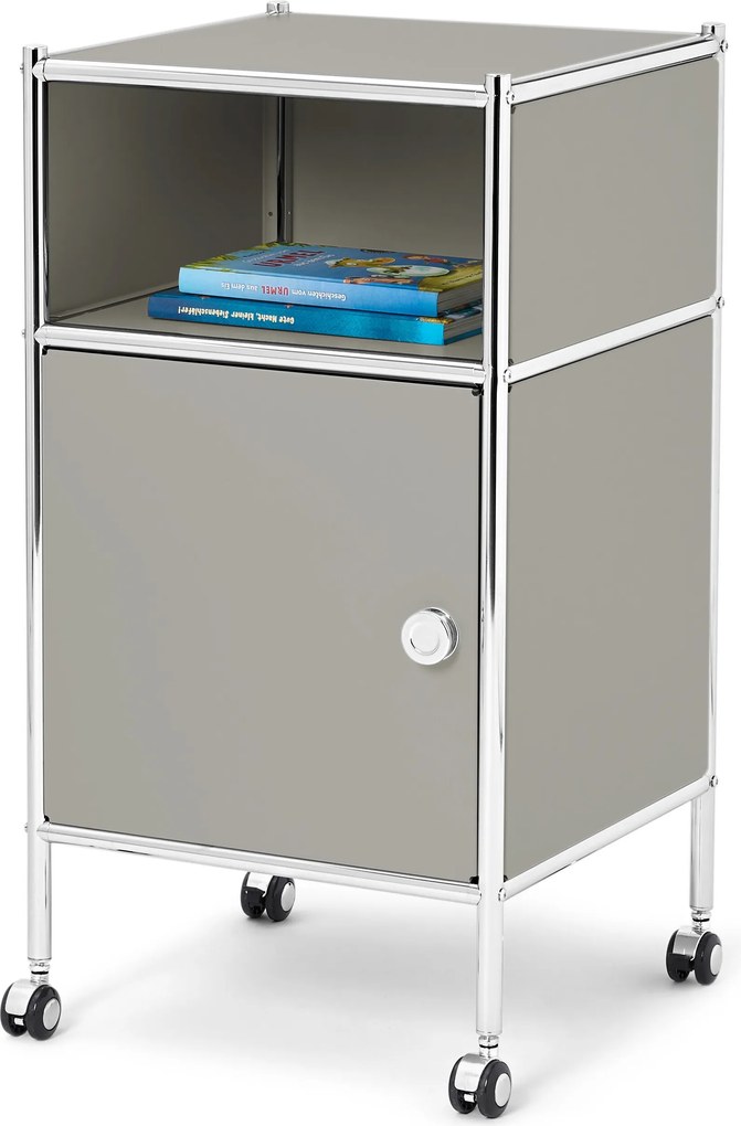 Kovová skrinka na kolieskach »CN3 Kids«, svetlosivá