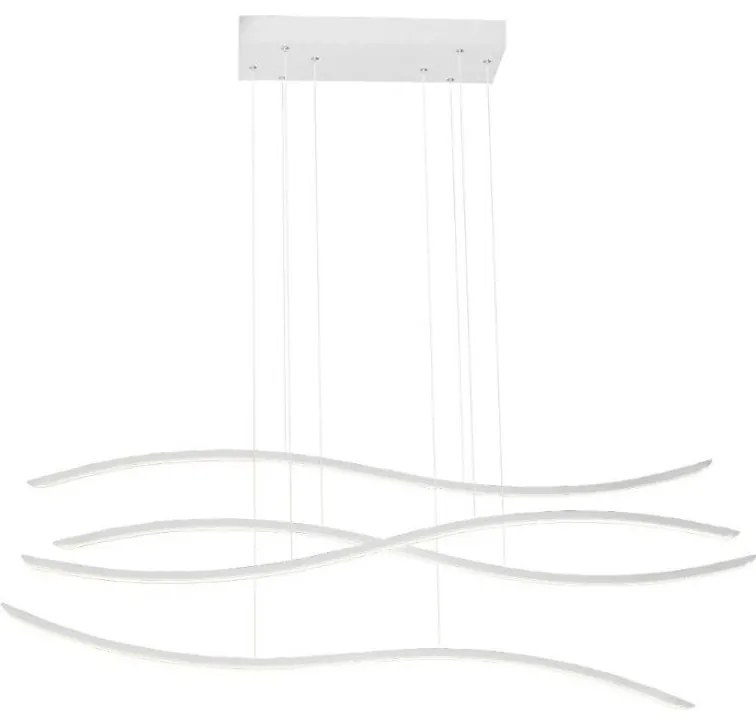 Azzardo AZ2913 - LED Stmievateľný luster na lanku WAVES 1xLED/70W/230V