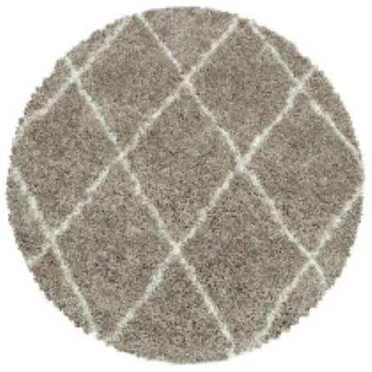 Ayyildiz koberce Kusový koberec Alvor Shaggy 3401 beige kruh - 120x120 (priemer) kruh cm
