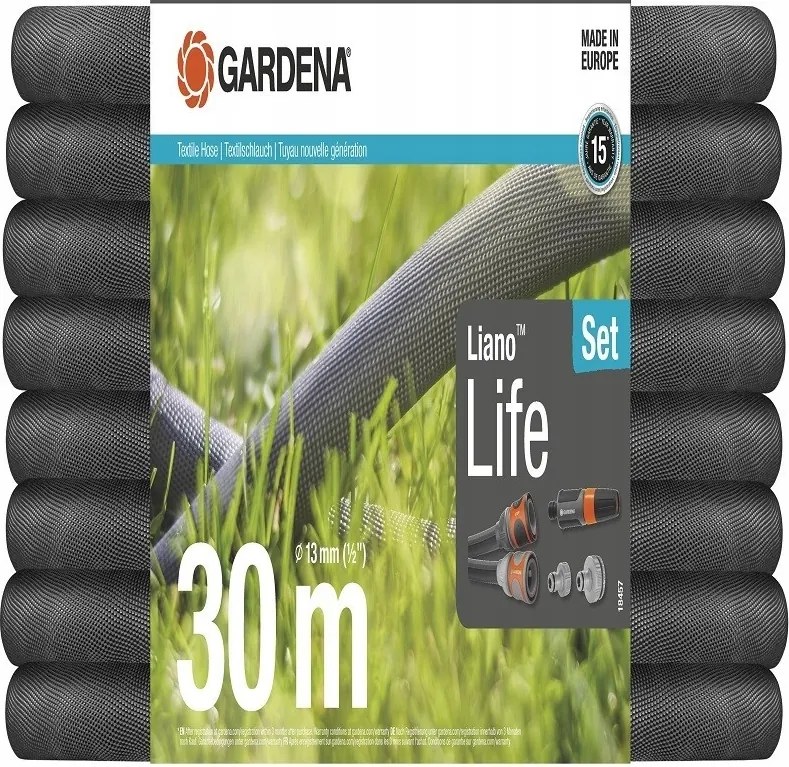 Gardena 18457-20 Textilná hadica Liano Life 30 m sada
