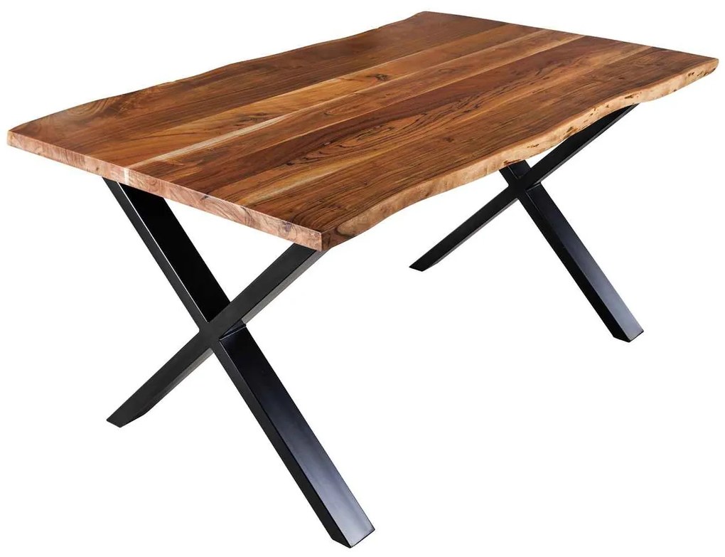 Dizajnový jedálenský stôl Massive X 160 cm akácia