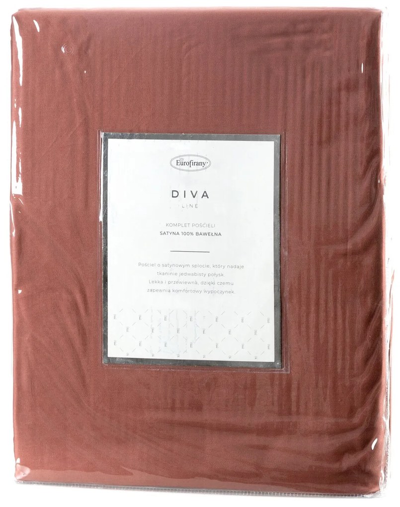 SATÉNOVÉ OBLIEČKY DINA 140X200 CM, 1 KS 70X80 CM ČERVENÉ