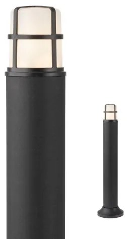 Redo 90246 - Vonkajšia lampa TRITON 1xE27/28W/230V IP54 čierna