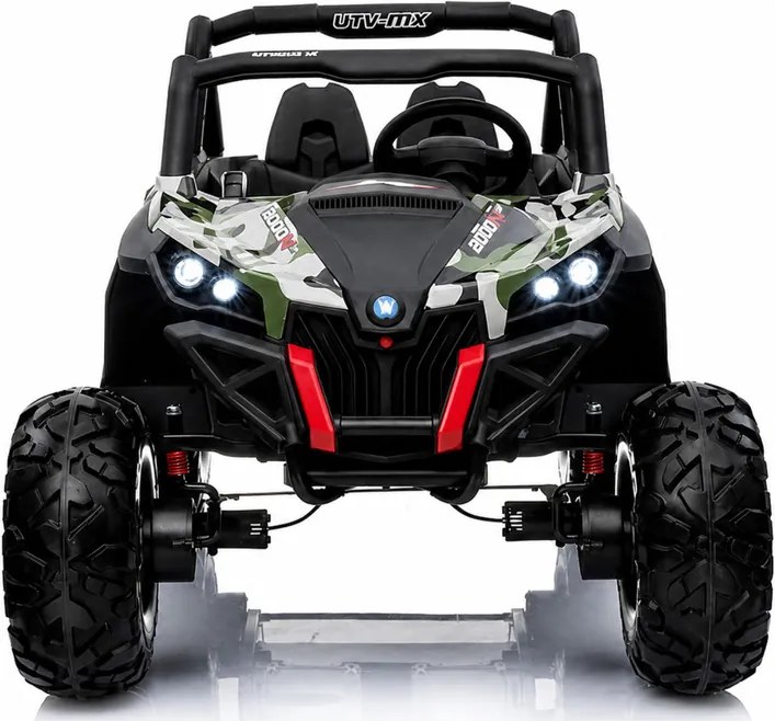 LEAN CARS Elektromobil Jeep XMX603 4x4 v kamuflážnom laku