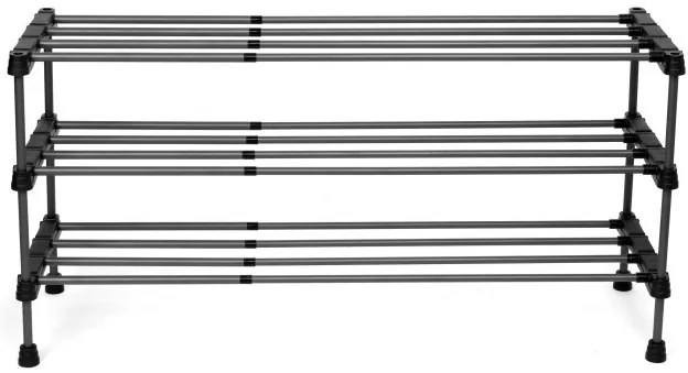 Botník ARISA 3 úrovne, čierny