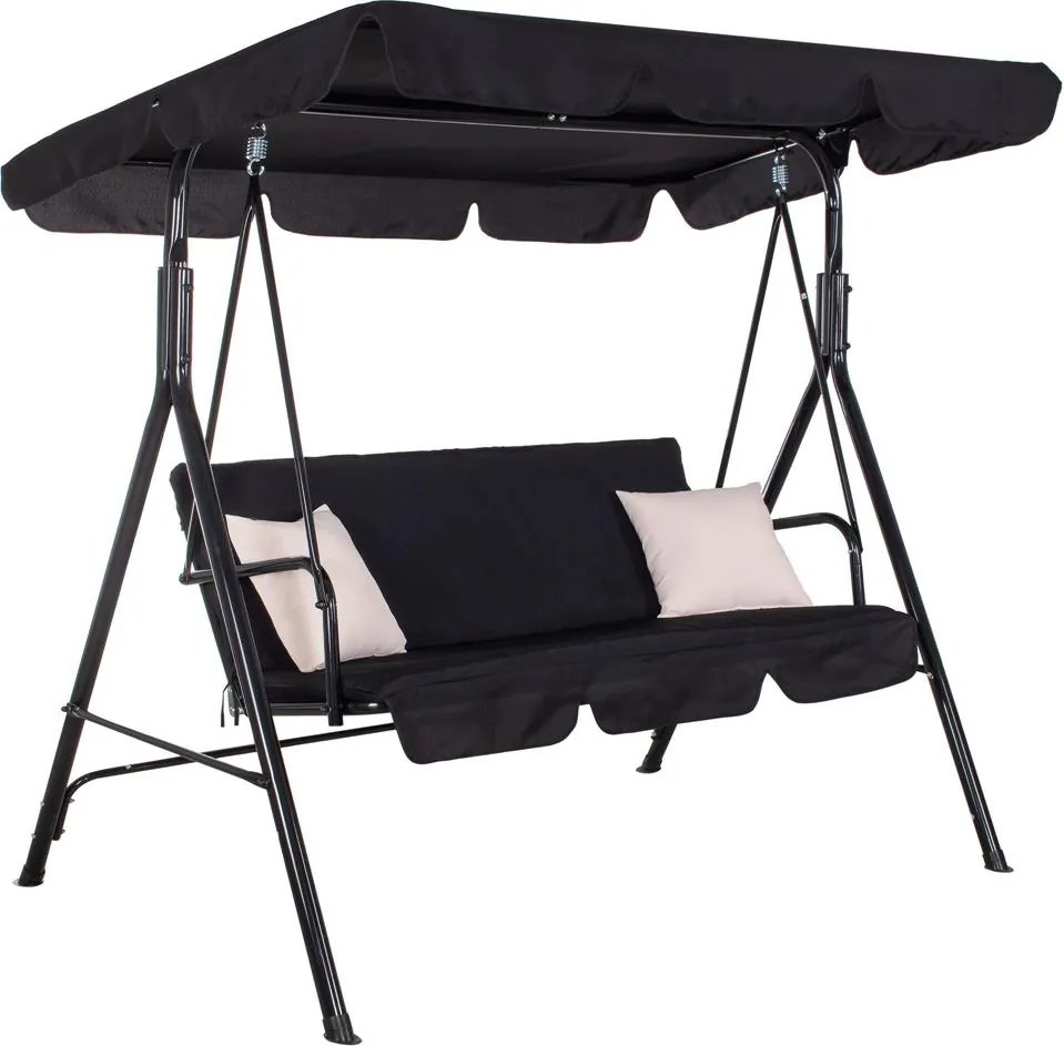 Hojdačka Luna SPRINGOS GS0014 - čierna