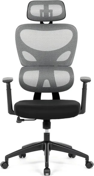 Kancelárska stolička sivá KA-K2080 GREY