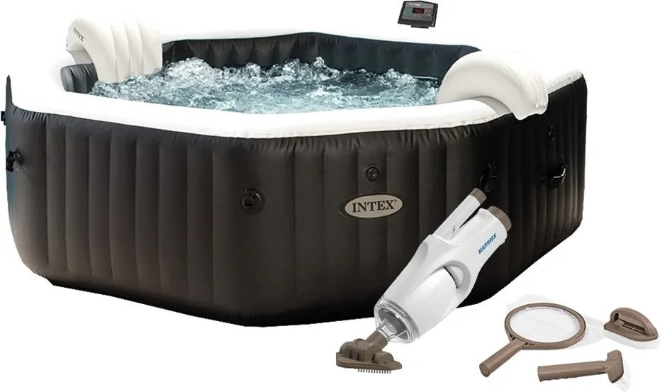 Intex | Vírivý bazén Pure Spa - Jet & Bubble Deluxe HWS 6 + výhodný set príslušenstva | 19900147