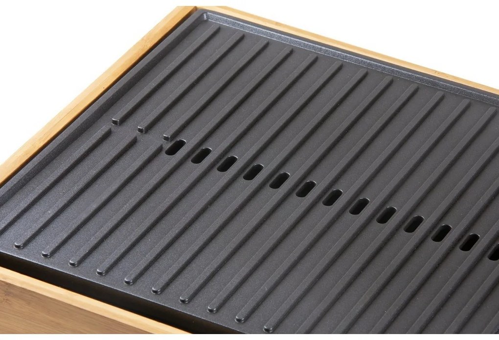DOMO DO9271G stolný elektrický gril Plancha BambooStyle, L