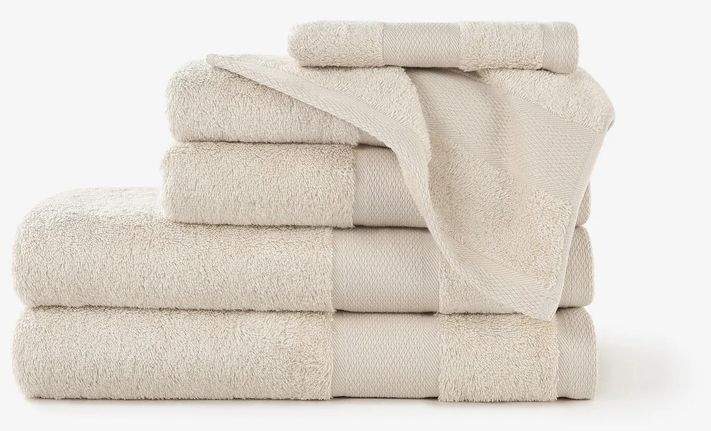 Goldea bambusový uterák/osuška - prírodne režný 70 x 140 cm