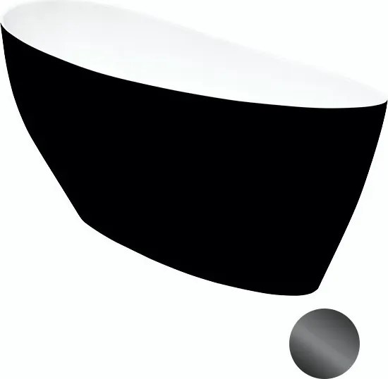 Besco Voľne stojaca vaňa z liateho mramoru Keya BW 165x70 BESCO-Typ výpuste: Click-Clack štandard, chróm, BESCO-Rozmery: 163,5x70,5, BESCO-Farba: Bie…