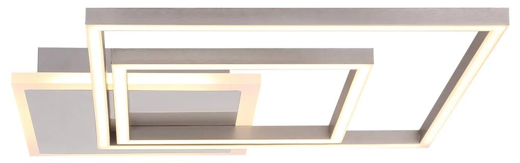GLOBO Stropné dizajnové osvetlenie LED MUNNI, 30W, teplá biela, 37x37cm, štvorcový