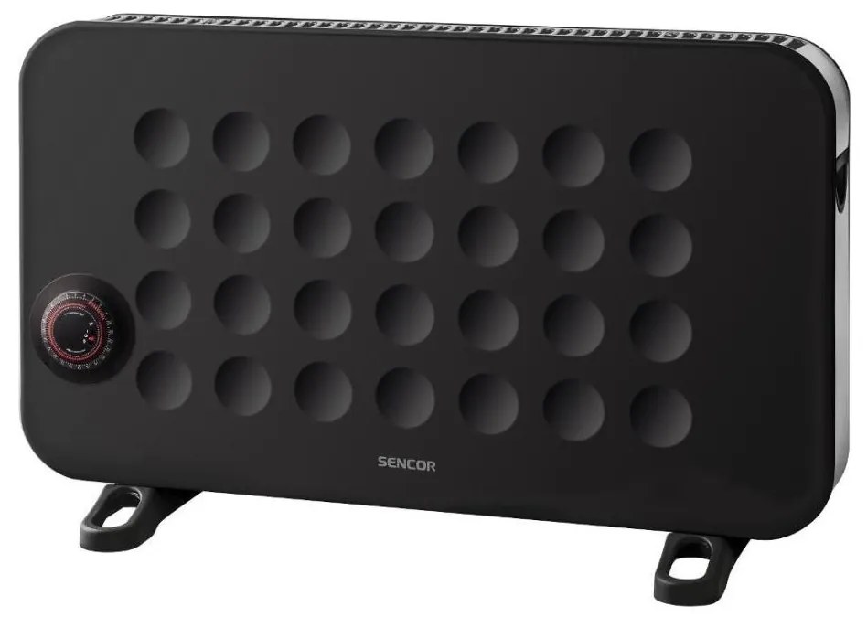 Sencor - Elektrický priamotop/konvektor 750/1250/2000W/230V termostat IP24 čierna