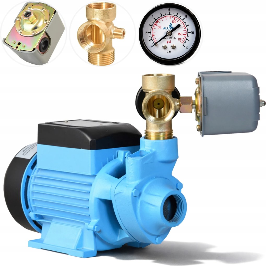 Malá Záhradná Pumpa 370 W 35 L/min S Príslušenstvom Na Hydrofor Na Zavlažovanie Vody