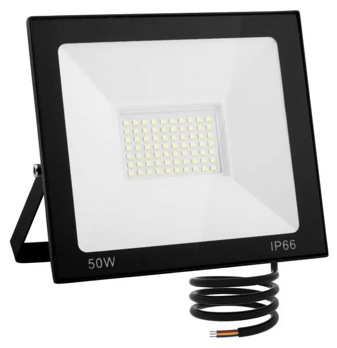 LUMILED 1+1 LED Reflektor 50W 4500lm 6500K - čierny