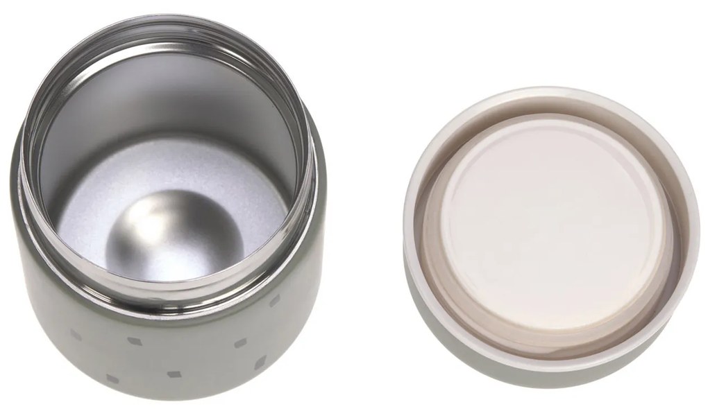 Termoska na jedlo - Happy Prints light olive