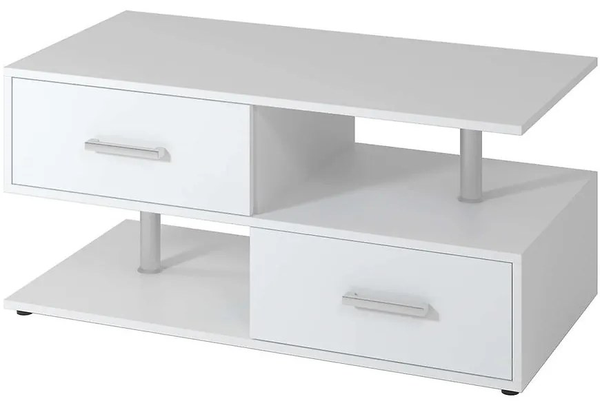 Nočný stolík Wachau biely