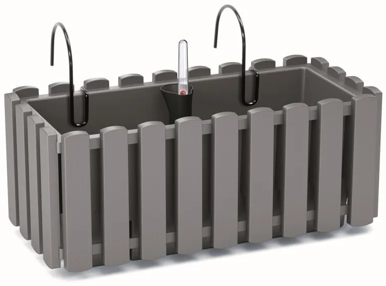 Závesný kvetináč BOARDEE FENCYCASE W sivý