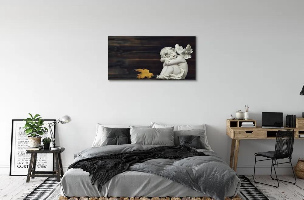 Obraz na plátne Spacie angel listy board 120x60 cm