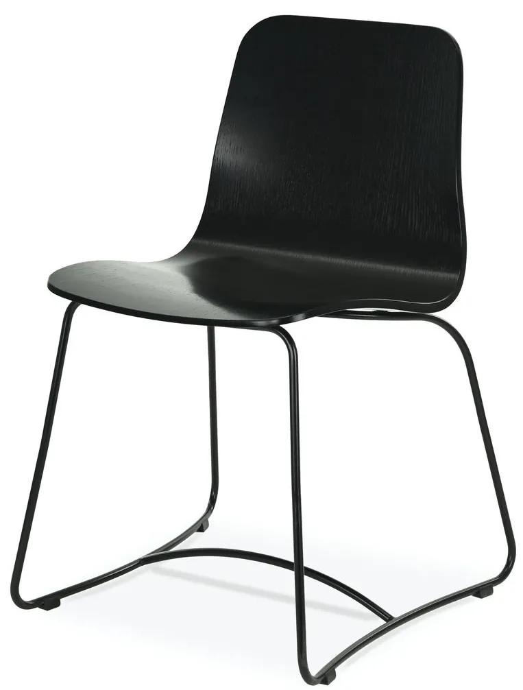FAMEG Hips - AM-1802 - jedálenská stolička Farba dreva: buk premium, Čalúnenie: koža L1