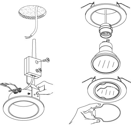 Eglo 94236 - SADA 3x LED zapustených stropných svietidiel PENETO 3xGU10-LED/3W/230V
