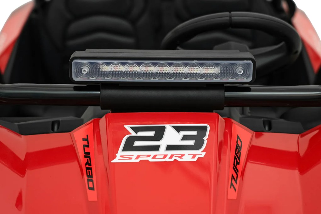 Ramiz Elektrická bugina TURBO 23 pre deti červená