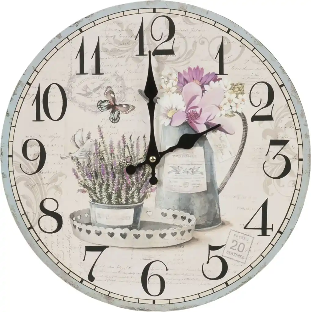Nástenné hodiny Provence - Ø 34*4 cm | BIANO